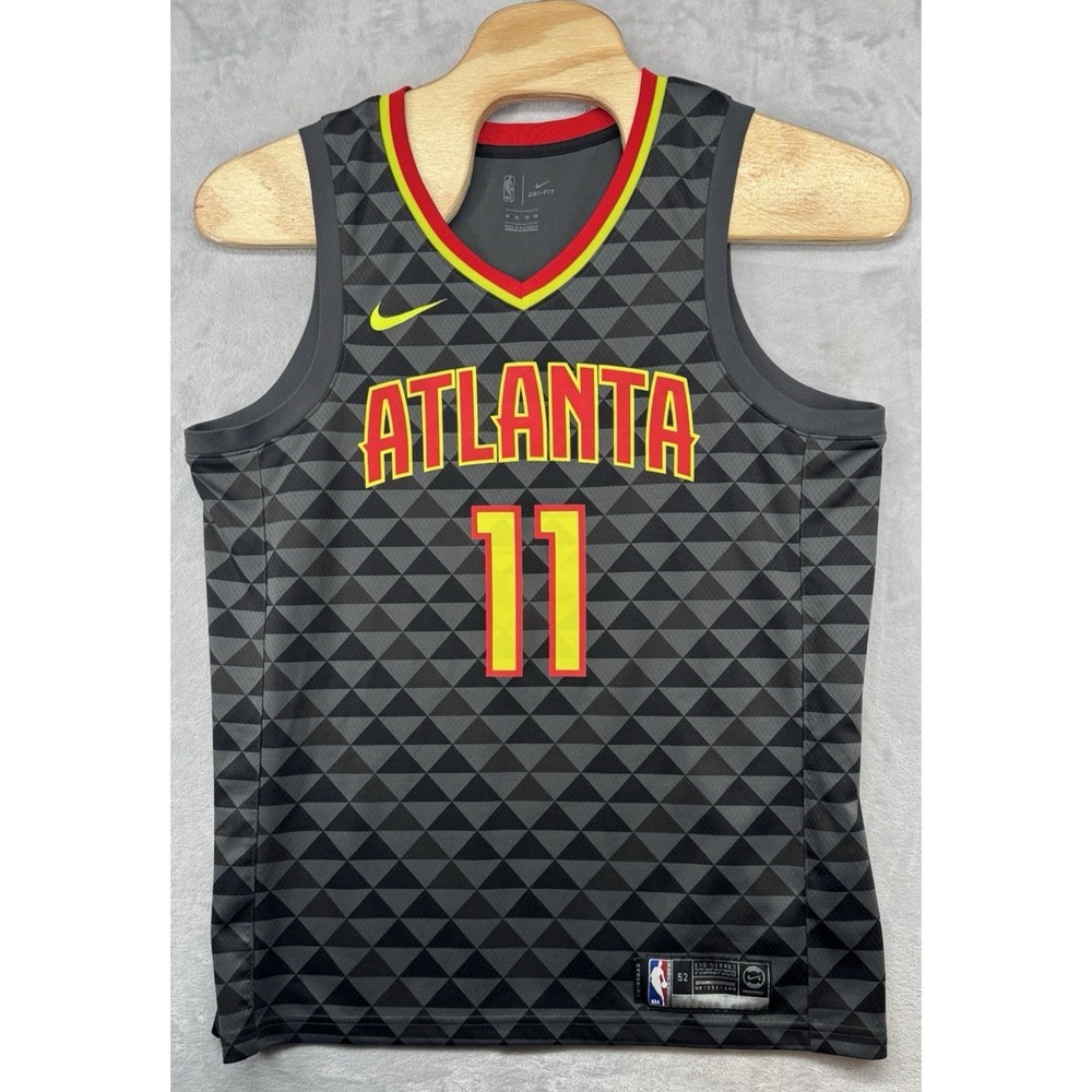 Nike Geometric Trae Young Atlanta Hawks‎ City Swingman Jersey Men's Size 52 XL